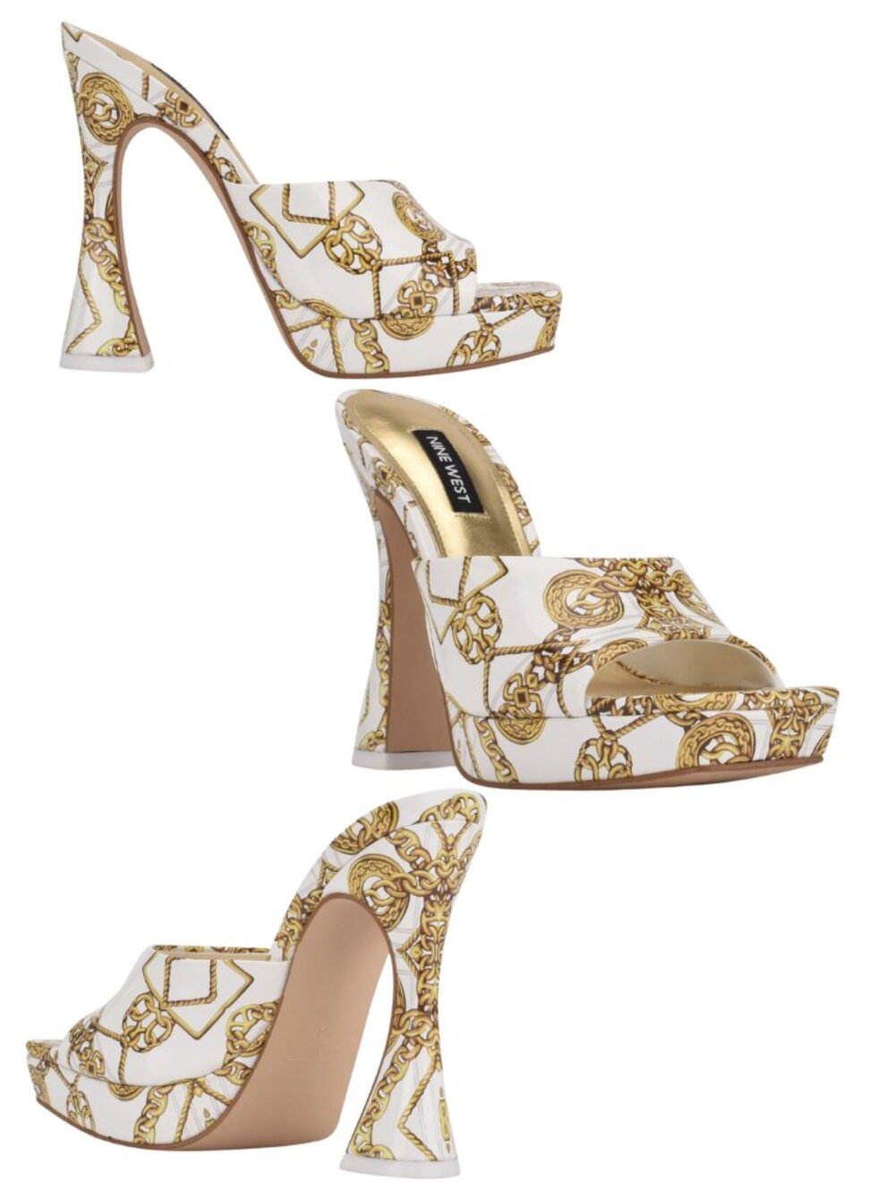 Nine West Ansel Platform Slides
